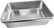 Ｂｅｓｇａ Cat Litter Box for Indoor Cats Stainless Steel Open Top High Sided Easy to Clean Sand Basin Kitten Potty Toilet Litter Tray
