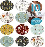 Dexcom Adhesive Mix Design - Adhesive Patches with Split Backing, Easy to Apply x 10 Pack - Wizard