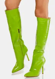 [SIMMI] Green Normen Knee High Boots