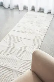 Brosa lee White Runner Rug