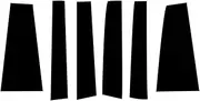 LUMIXE Window Pillar Posts Door Trims Decoration Stickers, for, for Toyota, for Highlander 2014-2019, Car Exterior Accessories Auto Styling Auto Window Pillar Molding
