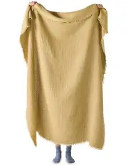 [Linen House] Maya Throw in Dijon