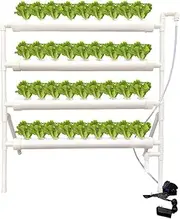 [Everstream] 36 Planting Sites Hydroponic Grow Kit | Vertical Tower Garden System for Indoor and Outdoor Use | Ideal for Herbs, Vegetables & Flowers