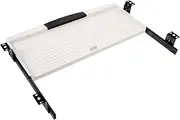 TEMPNAP Ergonomic Keyboard Tray Full Extension Slides 14 Slide-Out Keyboard Drawer Desk Organizers Abs Plastic