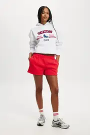 [Body] Body - Plush Essential Gym Short - Raspberry/light raspberry M RASPBERRY/LIGHT RASPBERRY