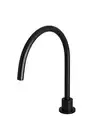 Meir Matte Black Round High-Rise Swivel Hob Spout