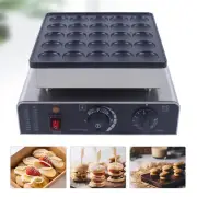Commercial Mini Dutch Pancake Baker 25PCS Waffle Maker Machine Nonstick 800W new