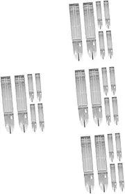 Yardwe 4sets Elegant Garden Decor Rain Gauge for Outdoor Water Measuring Accurate Rainfall Measurement Tool Freeze Proof Precision Rain Gauge 6pcs*4