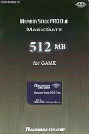 Memory Stick Duo for Game 512MB HGM-MPD512