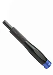 Metal Screwdriver Handle Shaft Holder Bit Driver for Hex 4mm bits System 4 Black