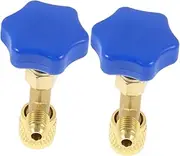 ASAKKURA Brass Control Valves 2pcs Safety Valve Bottle Opener for Air Conditioning DIY Tool