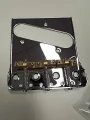 Tele® 'Ashtray' Style Bridge With Side Cutout Chrome - Front or Rear String load