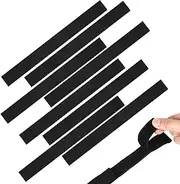 Teaaha Pack of 4 Adjustable Hoverboard Straps Velcro, Velcro Fastening with Replacement Straps for Kart Accessories Self Balance Scooter (50 cm, Black)