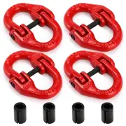 Bekith 4 Pack G80 Alloy Steel Hammerlock Coupling Link Connecting Link, 3/8", 71