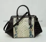 NWT Brahmin Arden Leather Satchel/Shoulder Bag in Glacier Carlisle.
