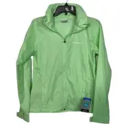 Columbia woman's Switchback III Rain Jacket green, S