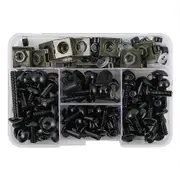 177PCS Fairing Bolts Kit CNC Screws Nut For Honda CBR600RR CBR900RR CBR929RR CBR1000RR CBR 600RR 900RR 929RR 1000RR 600 F2 F3 F4 Black CN