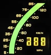 1984 Corvette digital dash cluster speedo speedometer LCD display NEW