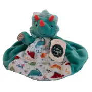 Mary Meyer Baby Puppet Lovey Pebblesaurus Dinosaur 9" Diameter NEW NWT Plush