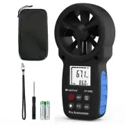 Wind Speed Gauge Meter, Digital Anemometer Handheld Portable, Temperature Air