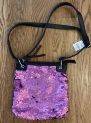 NWT Claire’s LOVE Purse Crossbody bag / Purse Flip Sequin NEW
