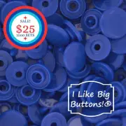 1000 Sets Size 16/T3 KAM Snaps ROYAL BLUE Kam Snaps Ribbon/Sewing/Doll Clothing