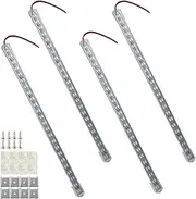 12V Interior LED Light Bar,LED Light Strip 48 LEDs Lighting 6500K White Color DIY Cabinet LED Light Strip for Car,Trailer,Motorhome,Van,RV,Truck Bed Lights (DC 12V)