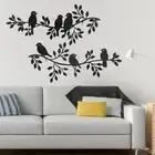 Stylish Accent Piece Metal Bird Wall Decor Versatile Wall Decor Artistic Design