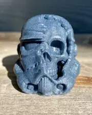 Star Wars Death Trooper Storm Trooper Skull Zombie Pewter Resin not 3D Print