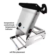 Hand Press Sealing Machine Small Cooked Food Box Sealing Packaging Machine