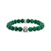 THOMAS SABO Malachite and Red Tiger's Eye Bead Bracelet