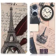 Stand Wallet Phone Case for Sony Xperia 5 V,Pattern Printing PU Leather Phone Protective Cover
