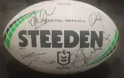 Cronulla Sharks Signed Football 2024 Steeden