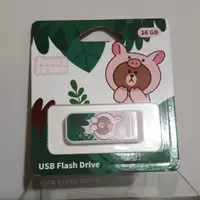 在飛比找蝦皮購物優惠-Line  Friends 熊大USB隨身碟 16GB (粉