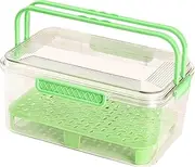 Food Container with Lid - Outdoor Storage Container for Daily Use | Reusable Meal Prep Box for Kitchen, Camping, Picnic, Travel | Snacks, Fruit
