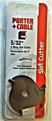 5/32 (3 Wing) Slot Cutter Carbide Tipped Router Bit Porter Cable