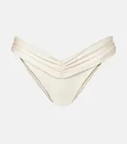 [Bananhot] Bananhot Jasmin ruched bikini bottoms AU 12 beige