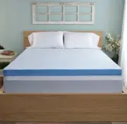 Therapedic 2-Inch Swirl Gel Memory Foam Queen Mattress Topper