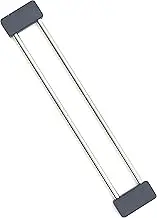 Adjustable Stainless Steel Drip Rack - Sink Accessory, Multifunctional Kitchen Shelf for Hygienic Storage of Dishcloths and Brushes ，Drip-Dry Bottles ， Heat-Resistant, Mold-Resistant Gray.