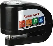 Smart Car Stealing Waterproof Vibration Alarm for Outdoor Use, Control of Application for Safety (Lock + Lock Frame + Rope)