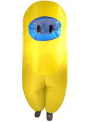 Inflatable Adults Yellow SUS Crewmate Killer Costume