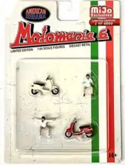 Motomania 6 Set (MiJo Exclusives) Diecast 1:64 Scale Model - American Diorama