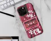 Taylor in my Red era vintage phone case for iPhone 16 15 14 13 12 11 X SE 8 7