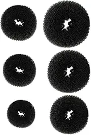 Baluue Thin to Medium Hair Expandable Bun Makers Set (6pcs) Chignon Maker Hair Ropes Bun Makers for Women