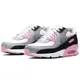 NIKE 耐吉202大童女鞋AIR MAX 90 LTR GS 經典款 氣墊 運動鞋 白粉灰 CD6864104