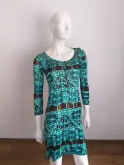 CUSTO BARCELONA 3/4 sleeve bodycon dress size 1/size 2