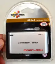 MAXFLASH 68-1 Memory Card Reader - Writer - Supports SDHC - USB2.0