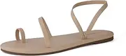 [CUSHIONAIRE] CHAI Women’s Strappy Sandals – Flat Sandals for Women, Comfortable Beach Sandals, Summer Slip-On Shoes, Casual Dressy Sandals