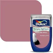 [Dulux] Simply Refresh Feature Wall Matt Emulsion Paint - Raspberry Diva - 30 ml 5569252 Tester