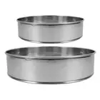 2 Pcs Fine Mesh Drum Flour Straining Sieve for Mashed Potato Baking